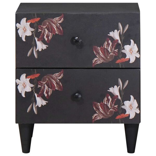 vidaXL Naktinis staliukas su stalčių 2 pcs Ruda 40 x 33,5 x 46 cm