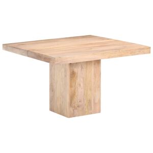 vidaXL Valgomojo stalas, 120x120x77cm, mango medienos masyvas
