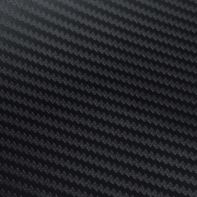Anglies pluošto vinilinė automobilio plėvelė, juoda, 152x500cm, 3D