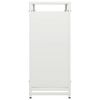 vidaXL Stovas malkoms, balta, 60x28x65 cm, &scaron;altai valcuotas plienas