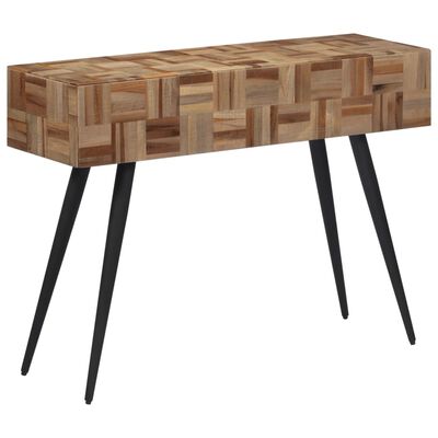 vidaXL Konsolinis staliukas, 110x34x80cm, perdirbta tikmedžio mediena