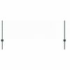 vidaXL Hexagonal Fence with Post 25 x 0,6 m PVC dengtas plienas Žalia