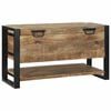 vidaXL Saugojimo dėžė Ruda 80 x 35 x 45 cm Mango medienos masyvas