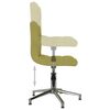 vidaXL Pasukama valgomojo kėdė, žalios spalvos, audinys (334380)