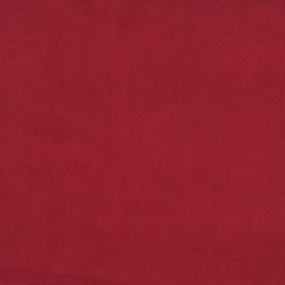 vidaXL Pakoja, raudono vyno spalvos, 60x60x36cm, aksomas