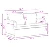vidaXL Sofos komplektas 2 pcs Tamsiai pilka 144 x 80 x 85 cm audinys