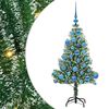 vidaXL Dirbtinė Kalėdų Eglė Su Sniegu ir LED &Scaron;viesa su 150 LED 120 cm