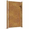 vidaXL Sodo vartai, 100x125 cm, Corten plienas