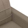 vidaXL Trivietė sofa, taupe spalvos, 180cm, audinys