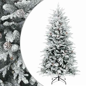 vidaXL Dirbtinė Sulankstoma Kalėdų Eglutė 120 cm PE ir PVC