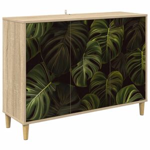 vidaXL Kabalas ELBURG Sonoma ąžuolo 102 x 33 x 75 cm Apdirbta mediena