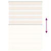 vidaXL zebrinės žaliuzės 105x100 cm audinio plotis 100,9cm poliesteris