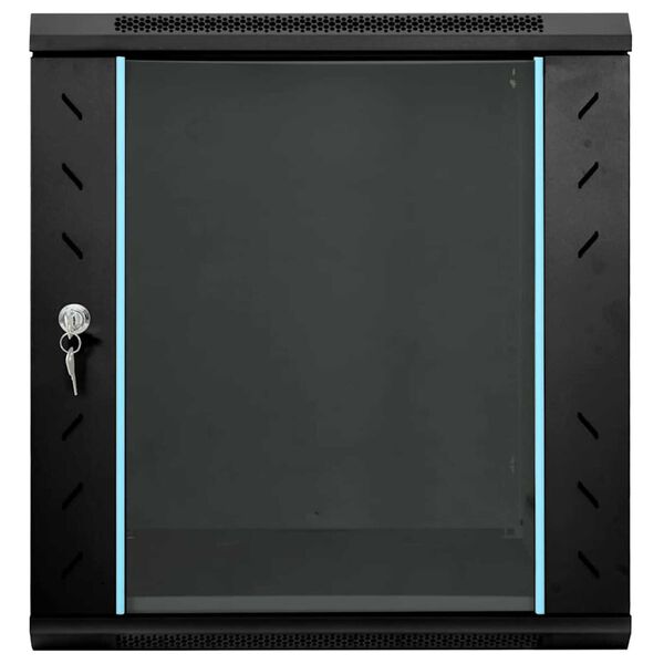 vidaXL Tinklo spinta su saugykla Juoda 60 x 45 x 65 cm Plienas