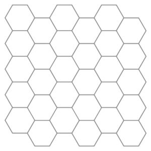 vidaXL Heksagoninė plytelė 20 pcs Balta pilka 30 x 30 cm