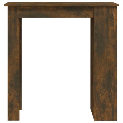 vidaXL Baro stalas su lentyna, dūminio ąžuolo, 102x50x103,5cm, MDP