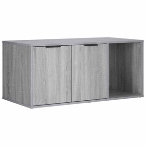vidaXL Katės narvo baldai Pilka Sonoma 100 x 49 x 45 cm