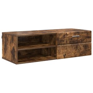 vidaXL Medinė spinta 100,5 x 39 x 30 cm Rūkyta ąžuolas