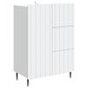 vidaXL Kabalas Balta 66 x 34,5 x 91,5 cm Apdirbta mediena