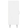vidaXL &Scaron;oninė spintelė, baltos spalvos, 34,5x34x90cm, apdirbta mediena