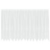 vidaXL Nėrinių Užuolaida Gėlių Balta 140 x 400 cm Poliesteris
