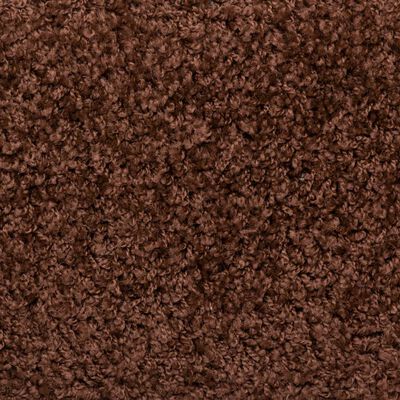 vidaXL Laiptų kilimėliai, 10vnt., rudos spalvos, 65x21x4cm