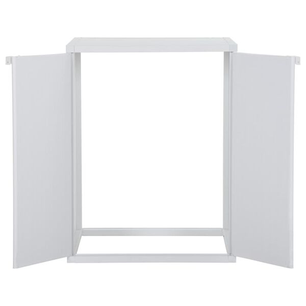 vidaXL Skalbimo ma&scaron;inos spintelė, baltos spalvos, 68,5x64,5x88cm, PVC