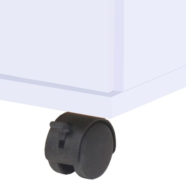 vidaXL Komoda, 33x45x60cm, baltos spalvos