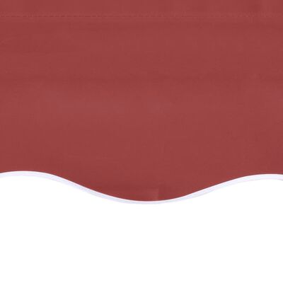 vidaXL Pakaitinis audinys markizei, raudonos spalvos, 6x3,5 m