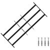 vidaXL Langų saugumo grotelės 116 x 45 cm Galvanizuotas plienas