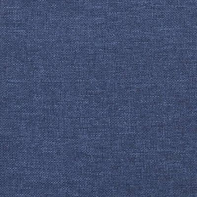 vidaXL Lovos rėmas, mėlynos spalvos, 200x200 cm, audinys