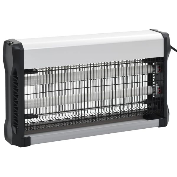 vidaXL Insekticidinė lempa, juodos sp., aliuminis, ABS, 30W