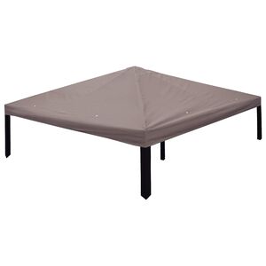 vidaXL Paviljono uždanga 300 x 300 cm Taupe Poliesteris ir plienas