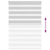 vidaXL zebrinės žaliuzės 115x100 cm audinio plotis 110,9cm poliesteris