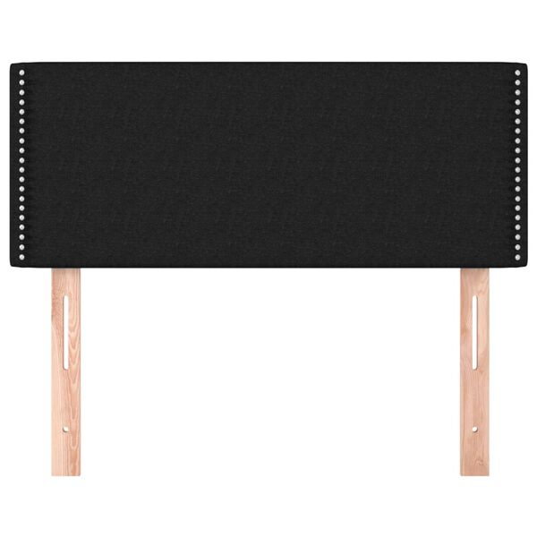 vidaXL Galvūgalis, juodos spalvos, 100x5x78/88cm, audinys