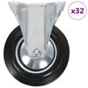 vidaXL Fiksuojami ratukai, 160 mm, 32 vnt.
