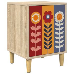 vidaXL &Scaron;alia lovos spintelė ESSEN Sonoma ąžuolas 36 x 33 x 50 cm