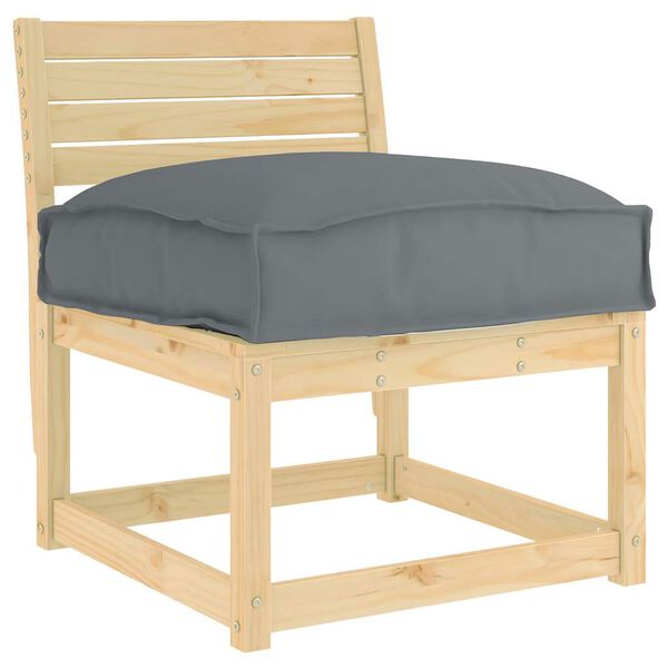 vidaXL Pagalvėlė Antracitas 60 x 40 x 8 cm Oksfordo audinys