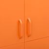 vidaXL Drabužių spinta, oranžinė, 90x50x180cm, plienas