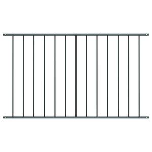 vidaXL Tvoros plok&scaron;tė Woerden, milteliniu būdu dažytas plienas, 1,7x1 m, antracito spalvos