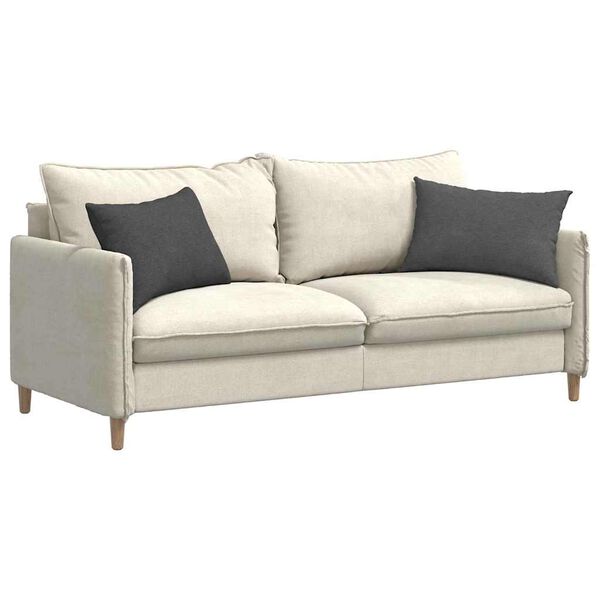 vidaXL Sofa Pagalvės 2 pcs Tamsiai pilka 60 x 40 cm Kordūrinis audinys