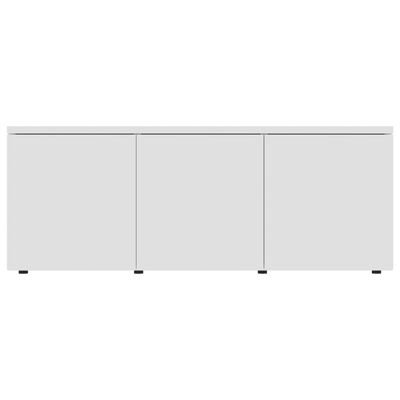 vidaXL Televizoriaus spintelė, balta, 80x34x30cm, apdirbta mediena