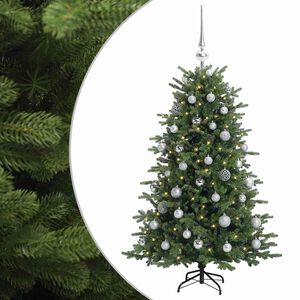 vidaXL Dirbtinė kalėdinė eglutė su rutuliuku 120 cm 150 LED