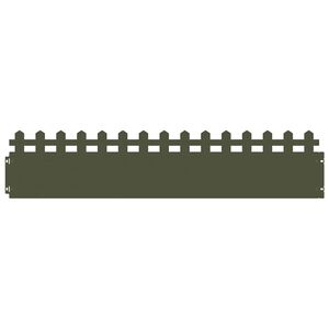 vidaXL Vejos borteliai 10 vnt. 103 x 0,05 x 22 cm Plienas
