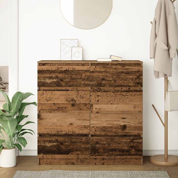 vidaXL &Scaron;oninė spintelė, medienos, 100x35x99 cm, apdirbta mediena