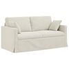 vidaXL Sofa 2 pcs Kreminė 158 x 78 x 80 cm Aksomas