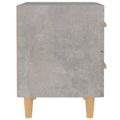 vidaXL Naktinė spintelė, betono pilkos spalvos, 40x35x47,5cm