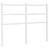 vidaXL Metalinis pakaitinis galvūgalis, baltos spalvos, 120cm