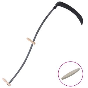 vidaXL dalgis su &scaron;lifavimo akmeniu 145 cm