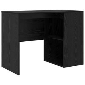 vidaXL Stalas Juodas ąžuolas Apdirbta mediena 102 x 50 x 75 cm