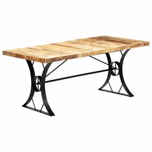 vidaXL Valgomojo stalas, 180x90x76cm, mango medienos masyvas